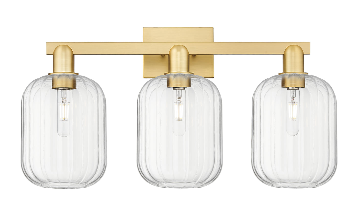 Arcadia Bath Vanity Light Cast Brass Finish