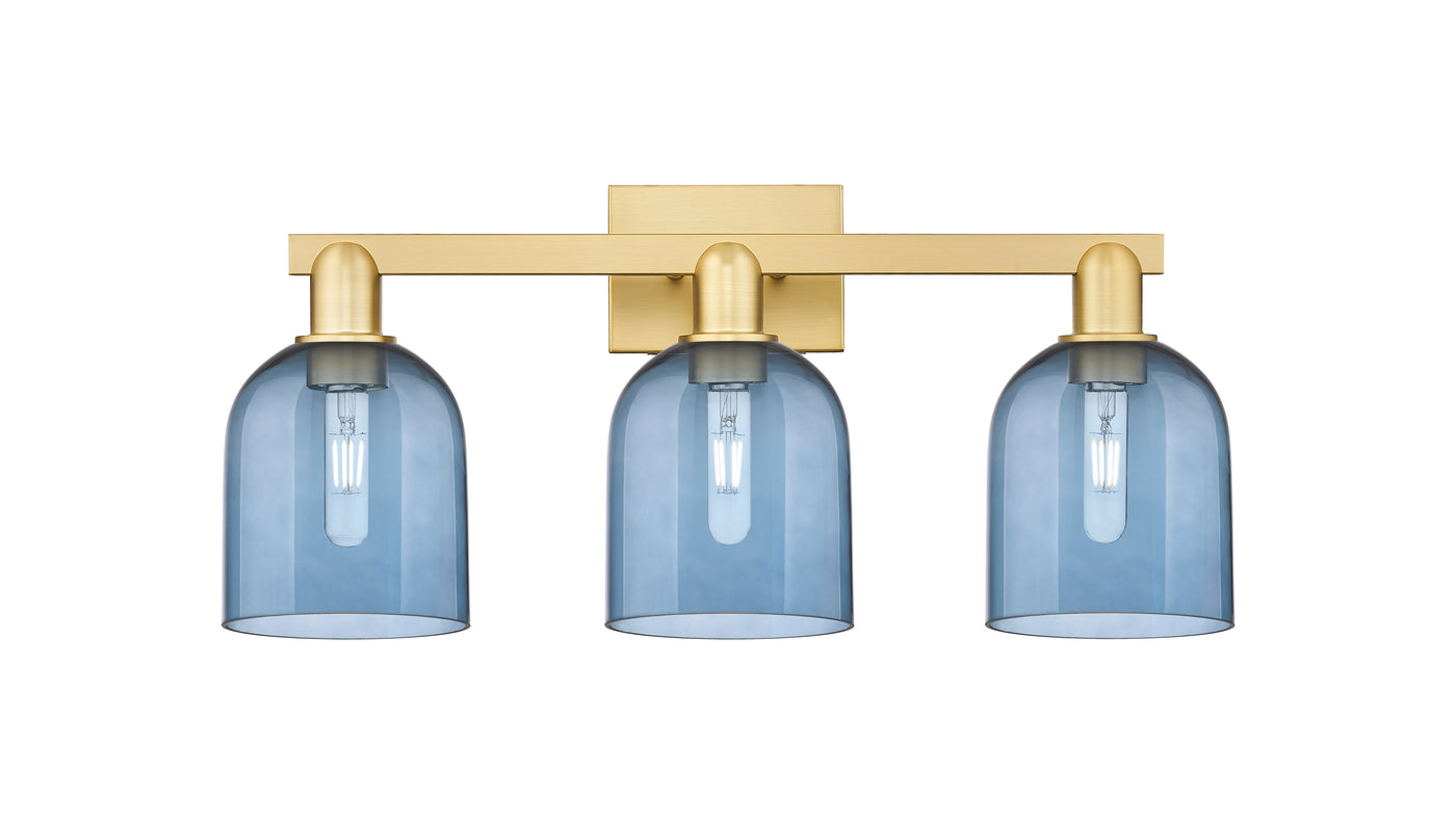 Arcadia Bath Vanity Light Cast Brass Glass