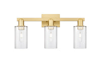 Arcadia Bath Vanity Light Cast Brass
