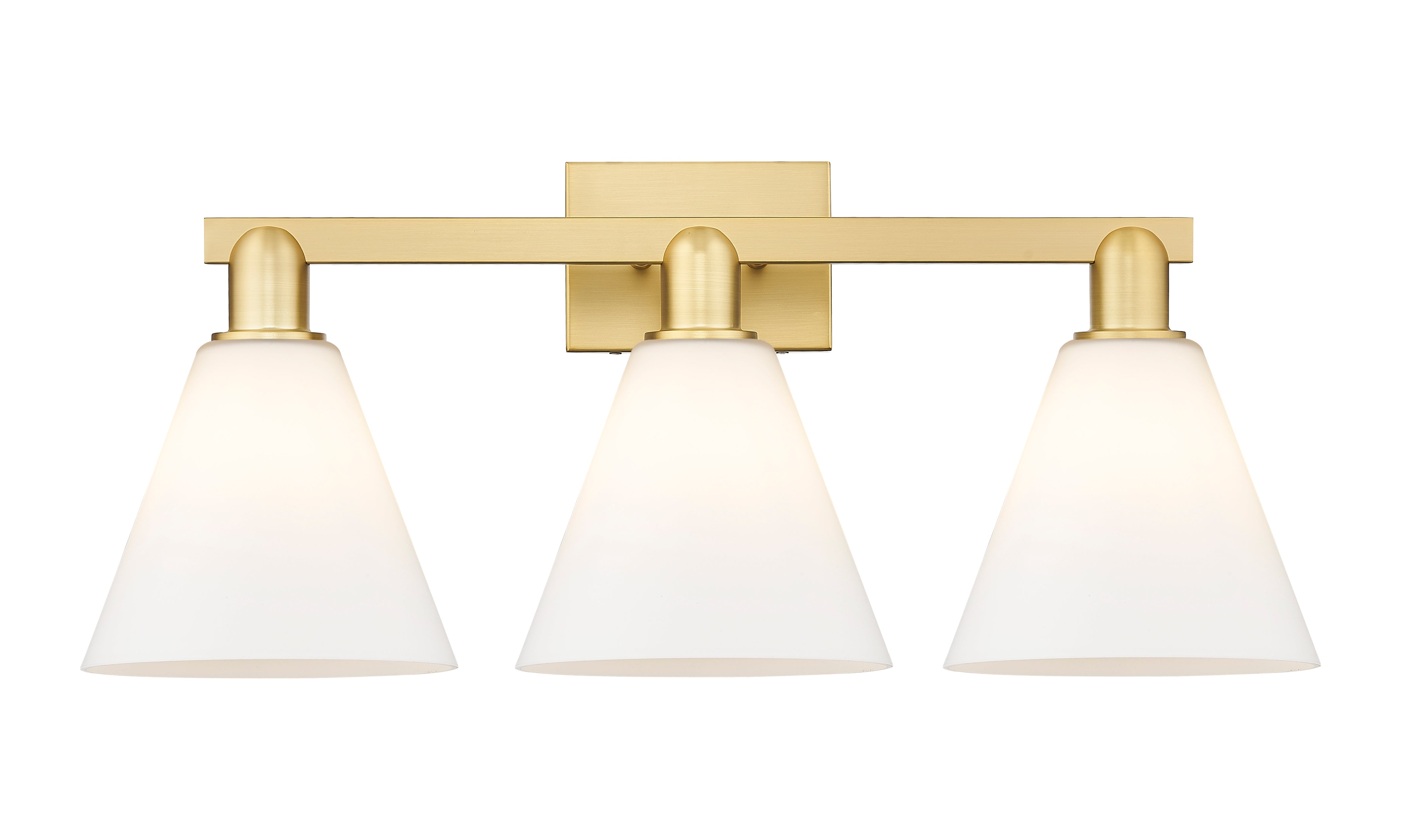 Arcadia Bath Vanity Light Cast Brass