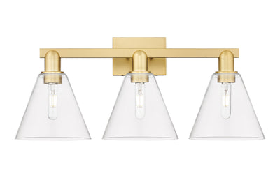 Arcadia Bath Vanity Light Cast Brass
