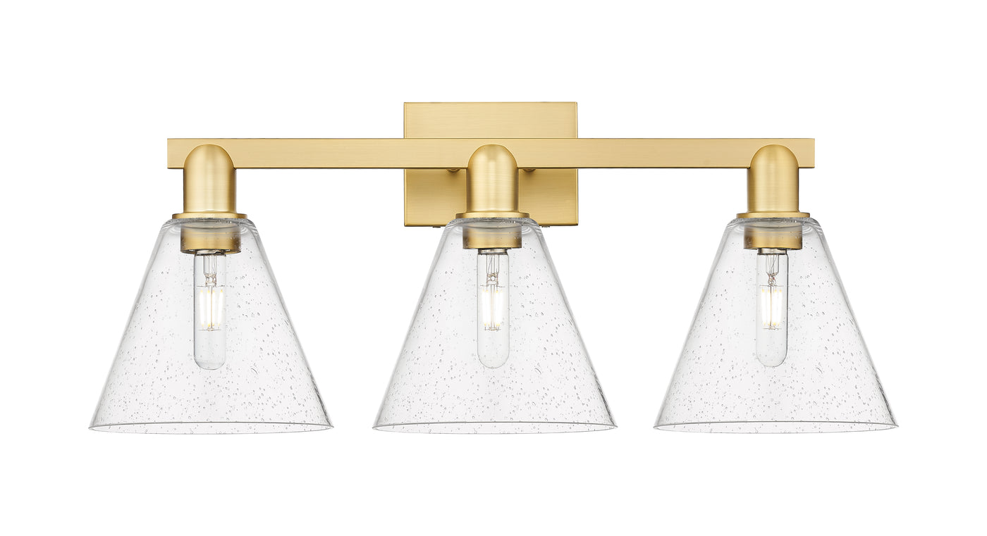 Arcadia Bath Vanity Light Cast Brass