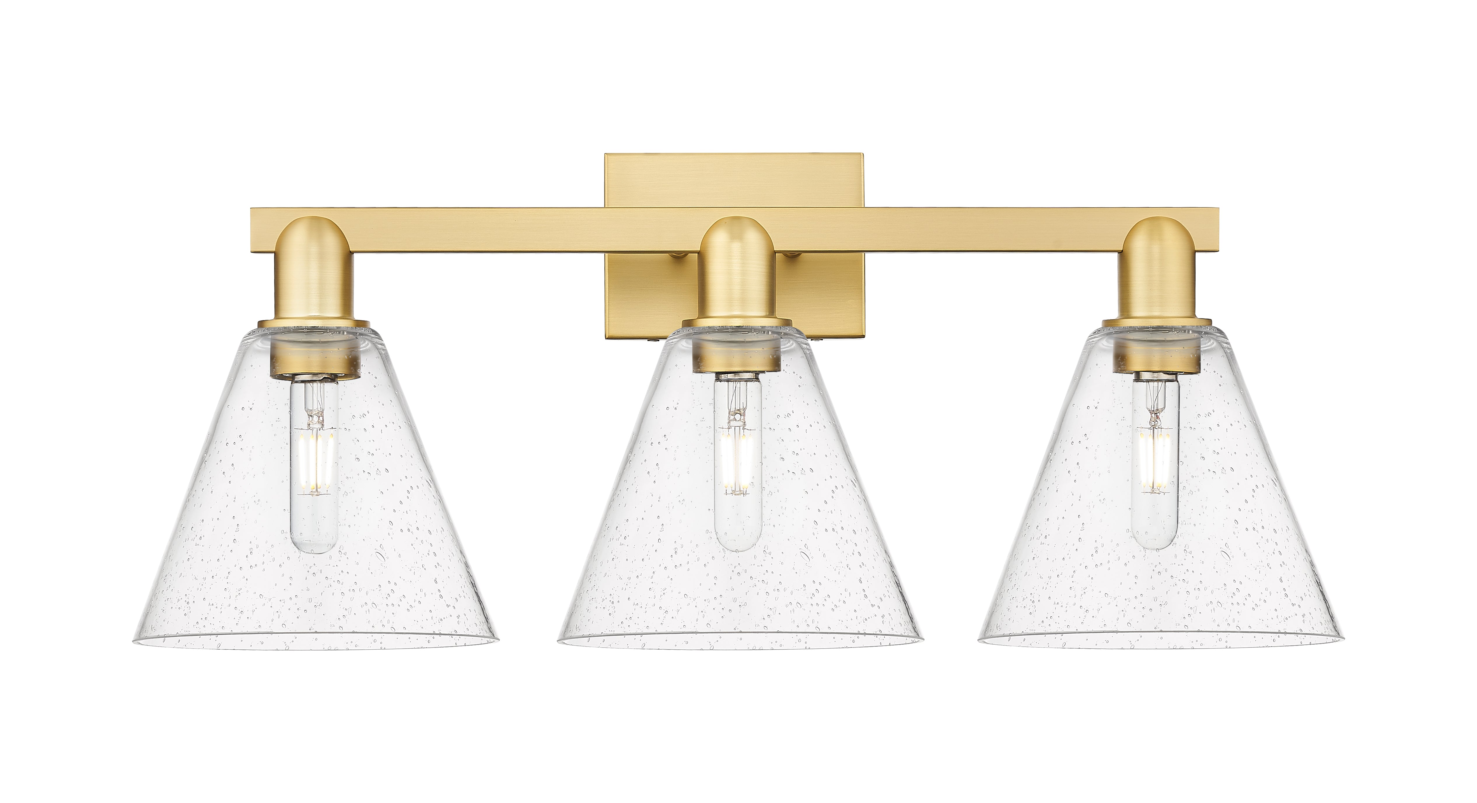 Arcadia Bath Vanity Light Cast Brass