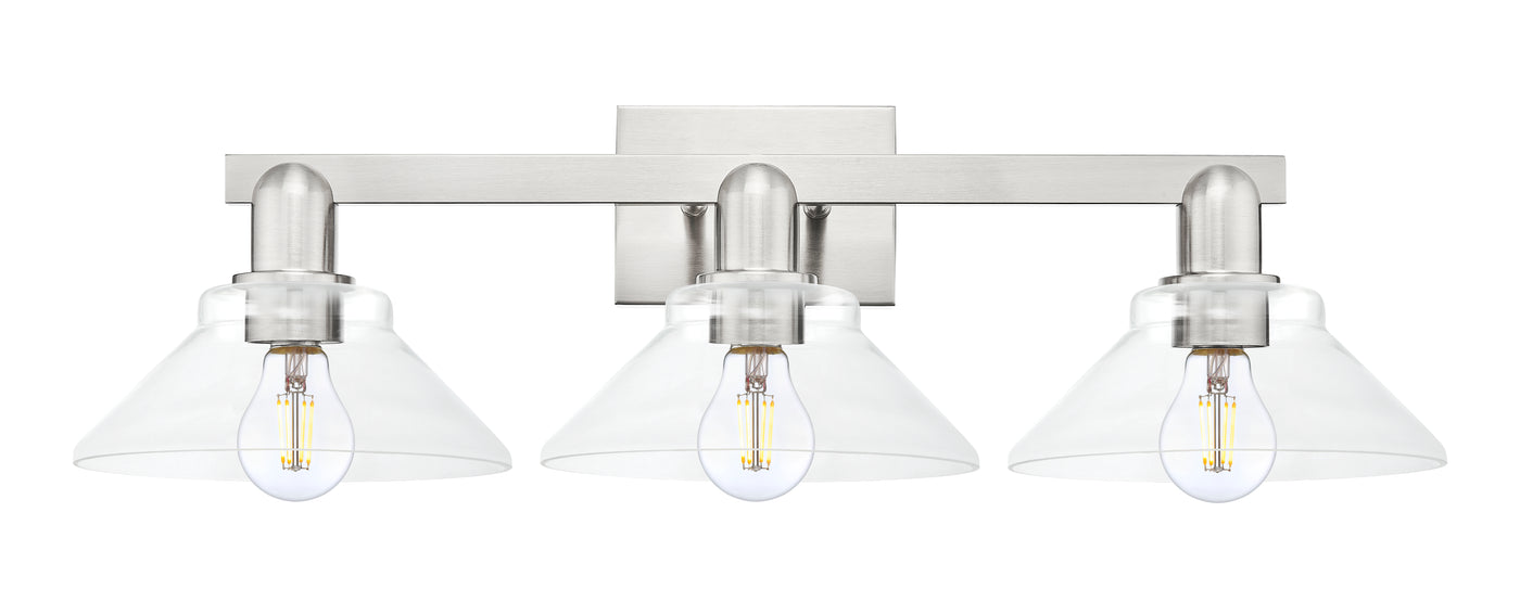 Arcadia Bath Vanity Light Cast Brass Steel