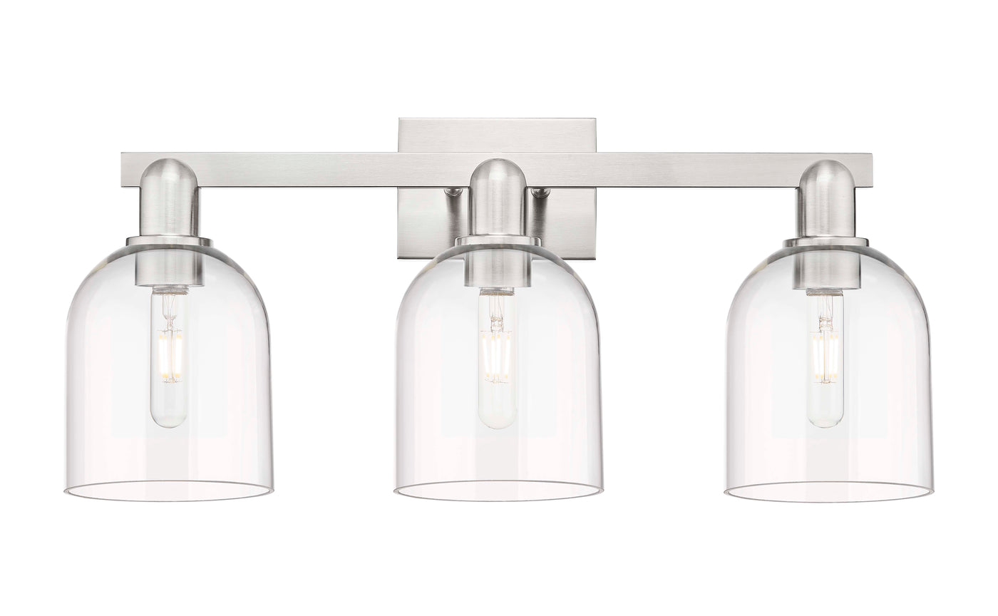 Arcadia Bath Vanity Light Cast Brass Glass