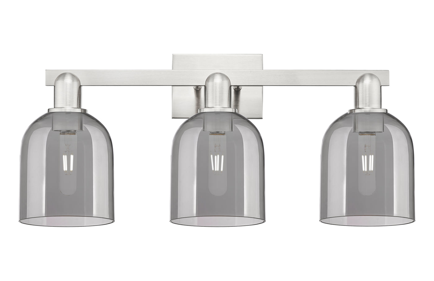 Arcadia Bath Vanity Light Cast Brass Glass