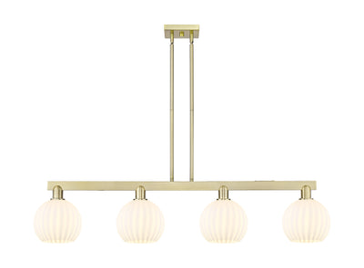 Arcadia Island Light Cast Brass Finish