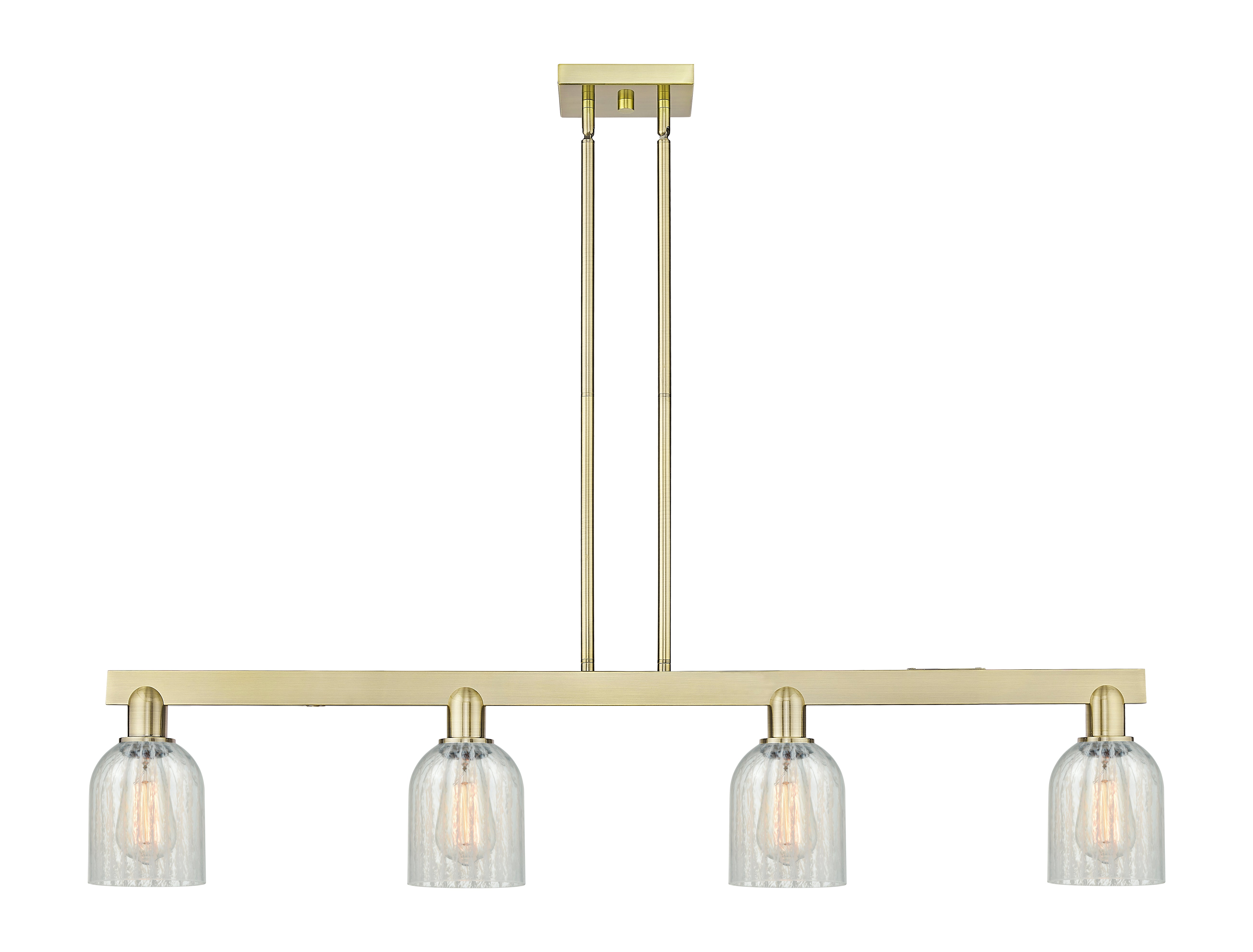 Arcadia Island Light Cast Brass Glass Steel