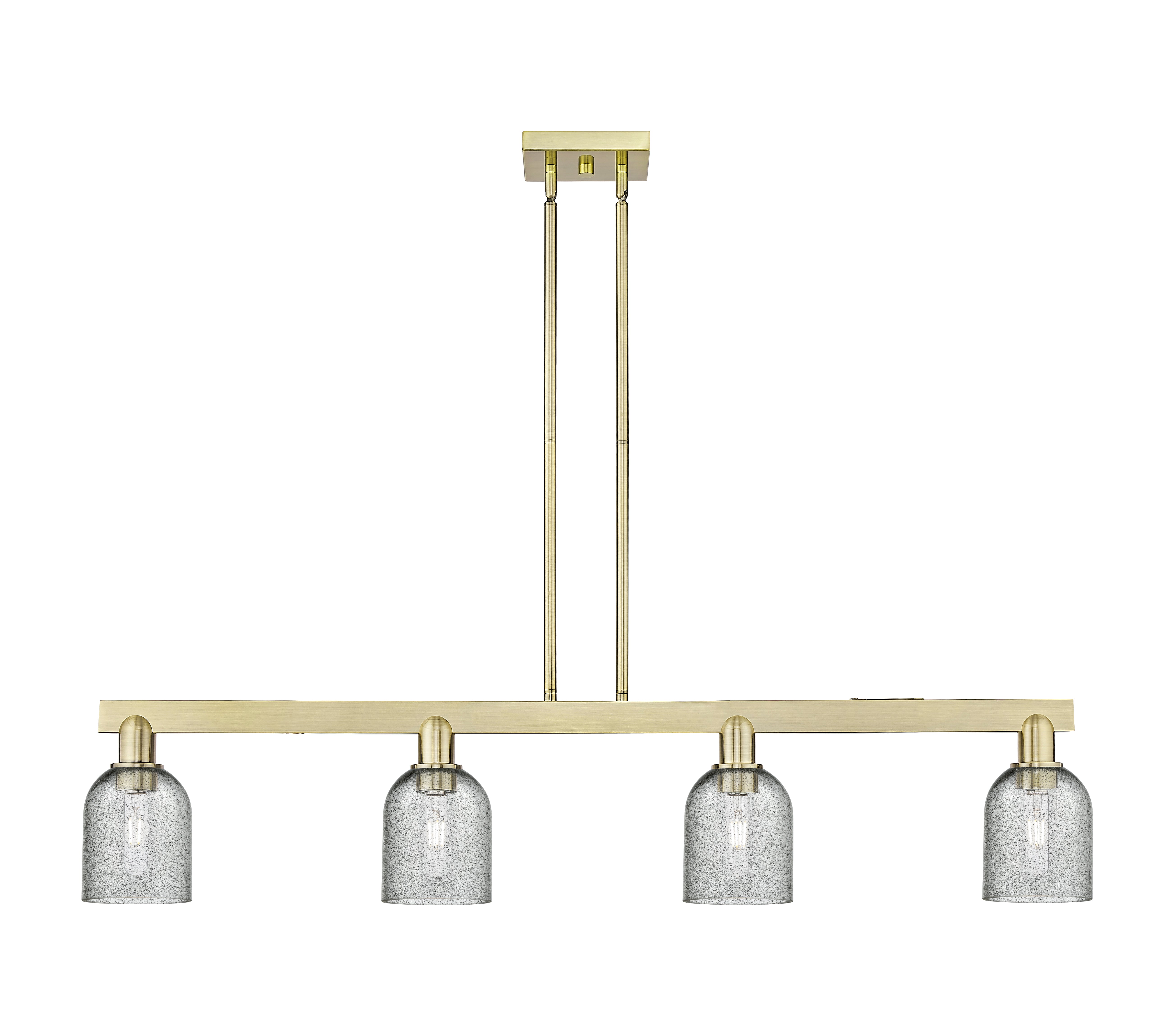 Arcadia Island Light Cast Brass Glass Steel