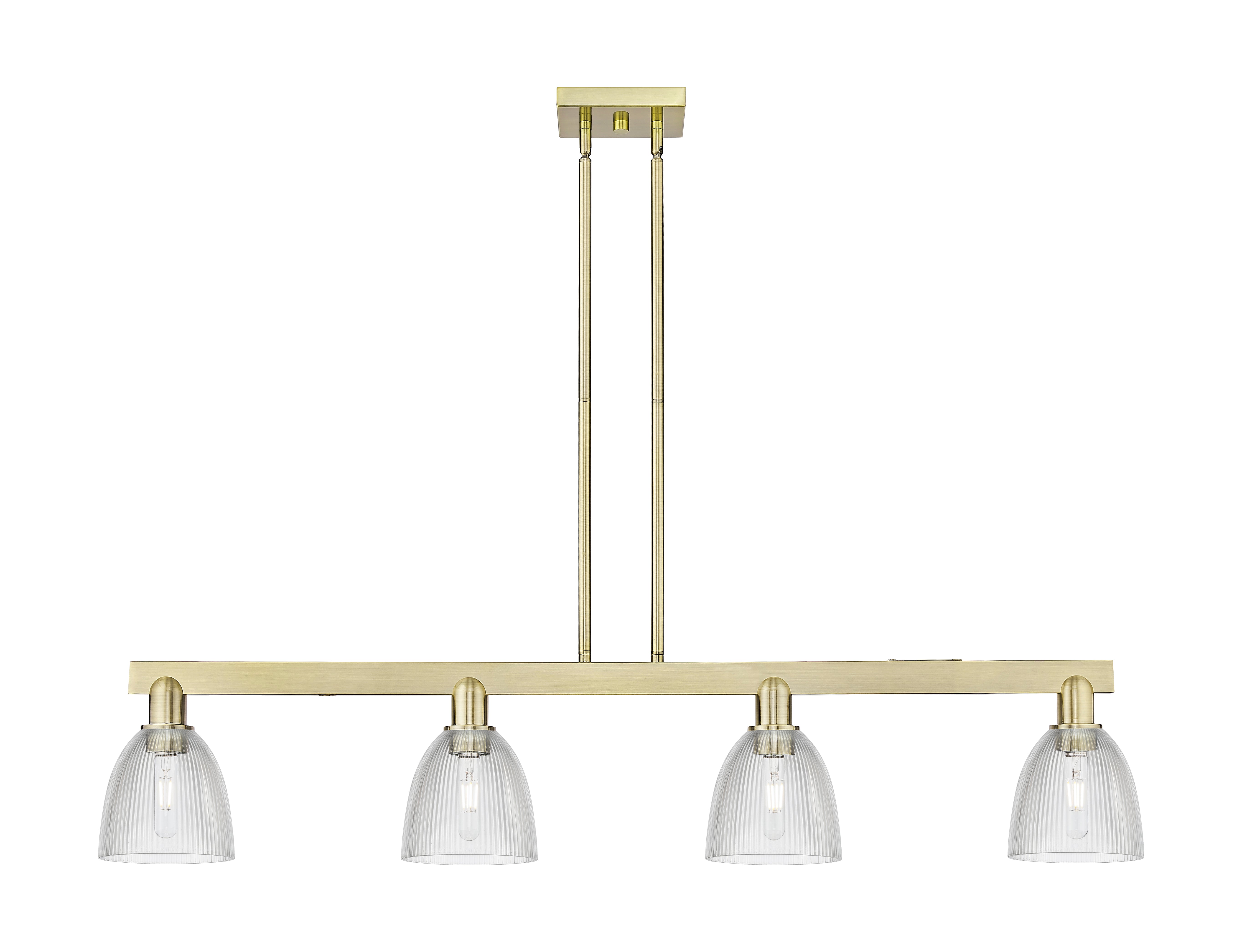 Arcadia Island Light Cast Brass Finish