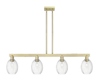 Preston Bulb 48-Inch 4-Light Stem-Hung Island Light 11.625-Inch High