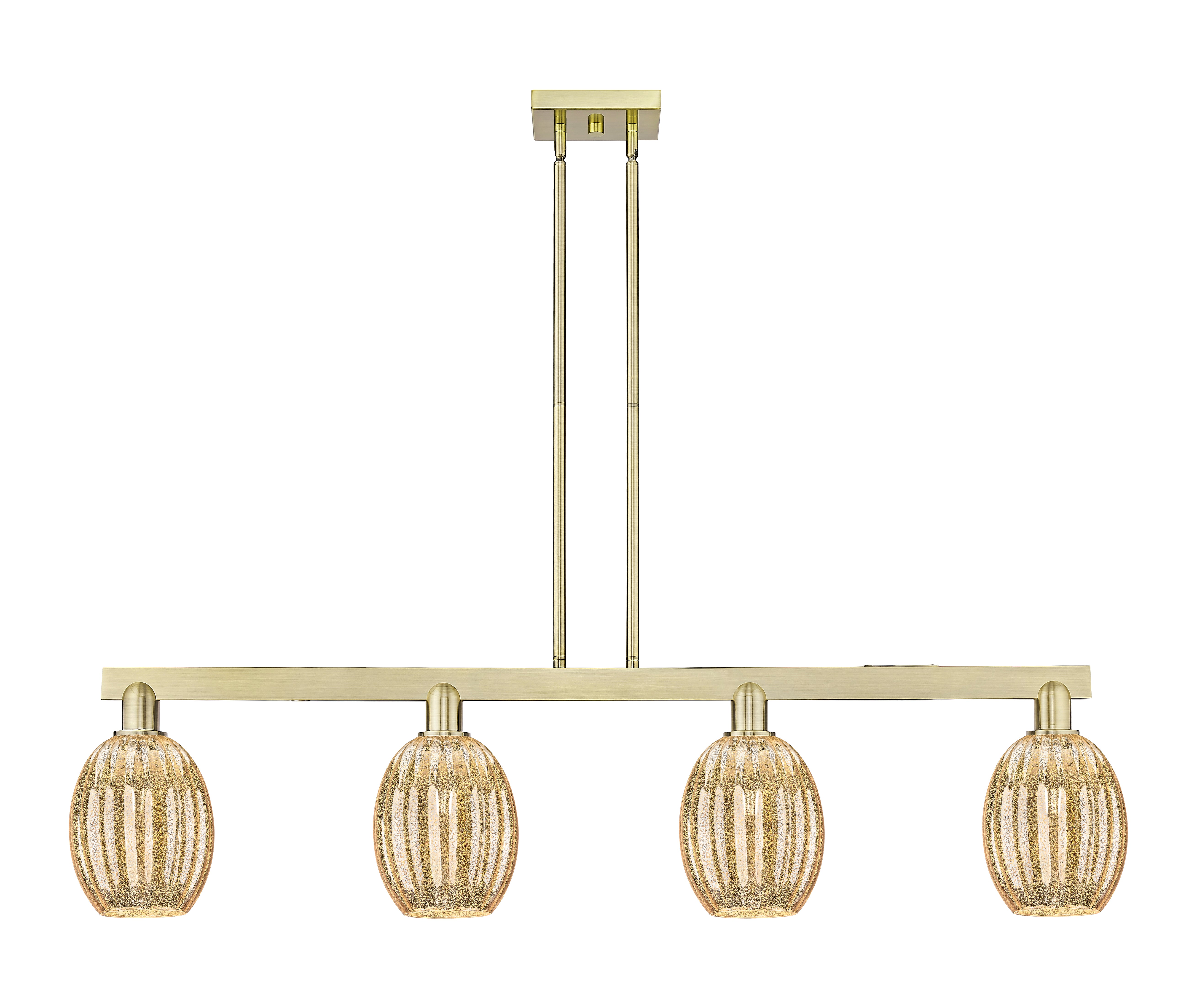 Arcadia Island Light Cast Brass Steel Glass