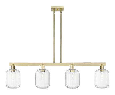 Arcadia Island Light Cast Brass Steel Glass