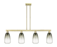 Brookhaven Almond 48-Inch 4-Light Stem-Hung Island Light 13.875-Inch High
