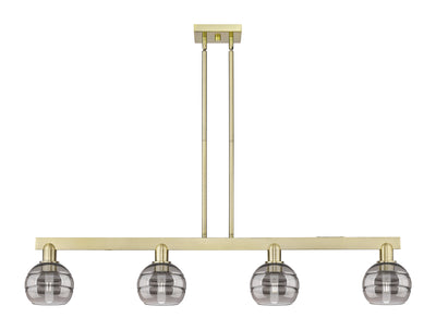 Arcadia Island Light Cast Brass Glass