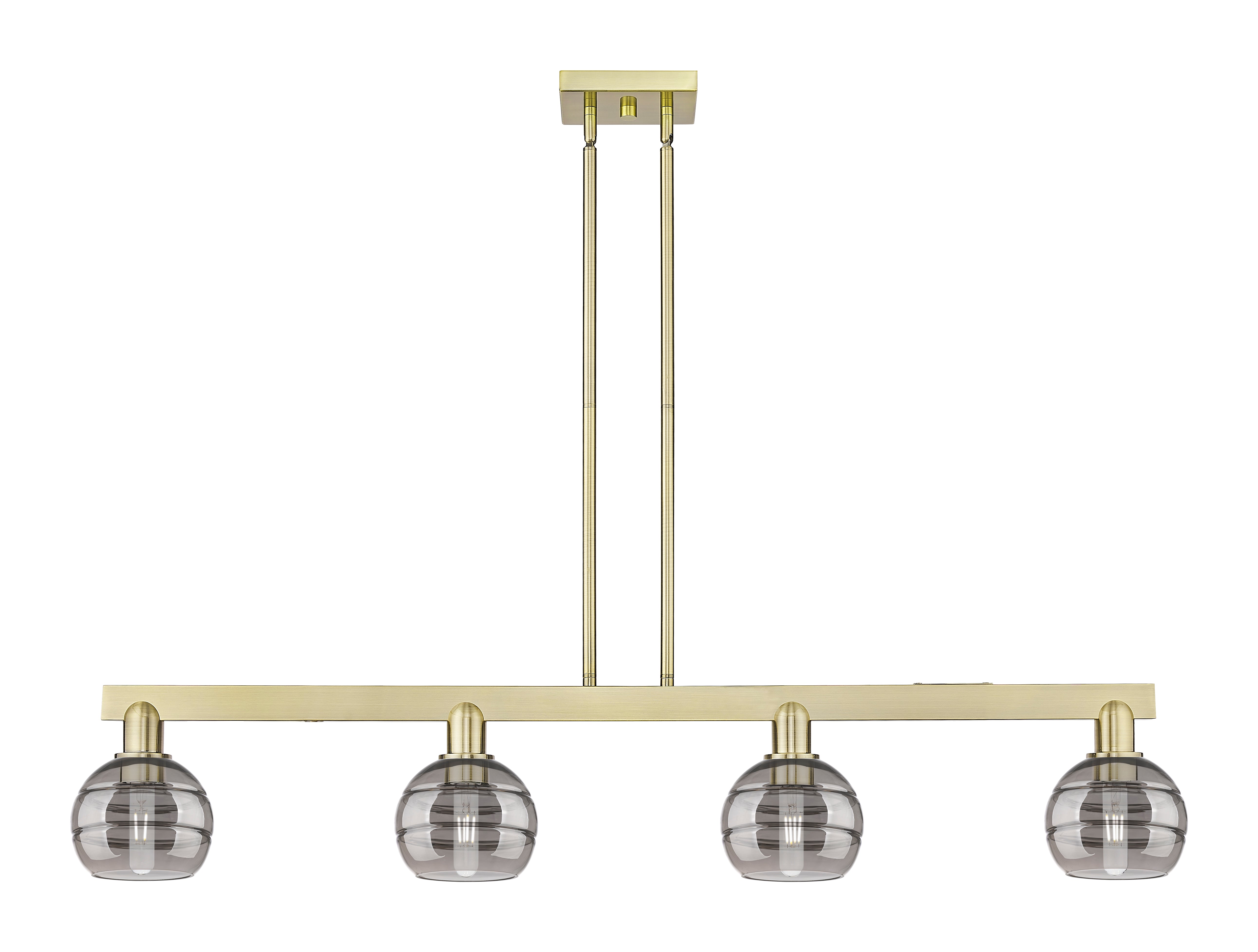 Arcadia Island Light Cast Brass Glass