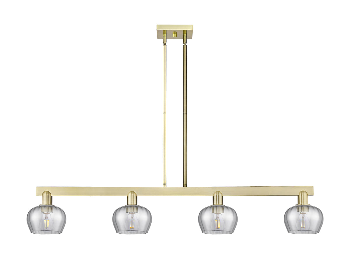 Fenton 49-Inch 4-Light Stem-Hung Island Light 8.375-Inch High