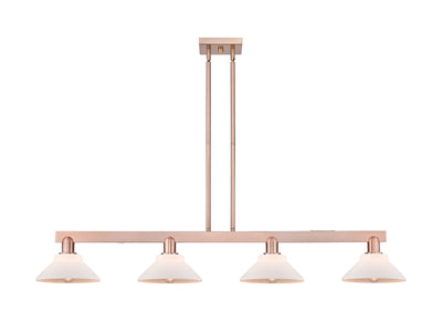 Arcadia Island Light Cast Brass Glass Steel