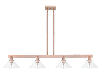 Orwell 51-Inch 4-Light Stem-Hung Island Light