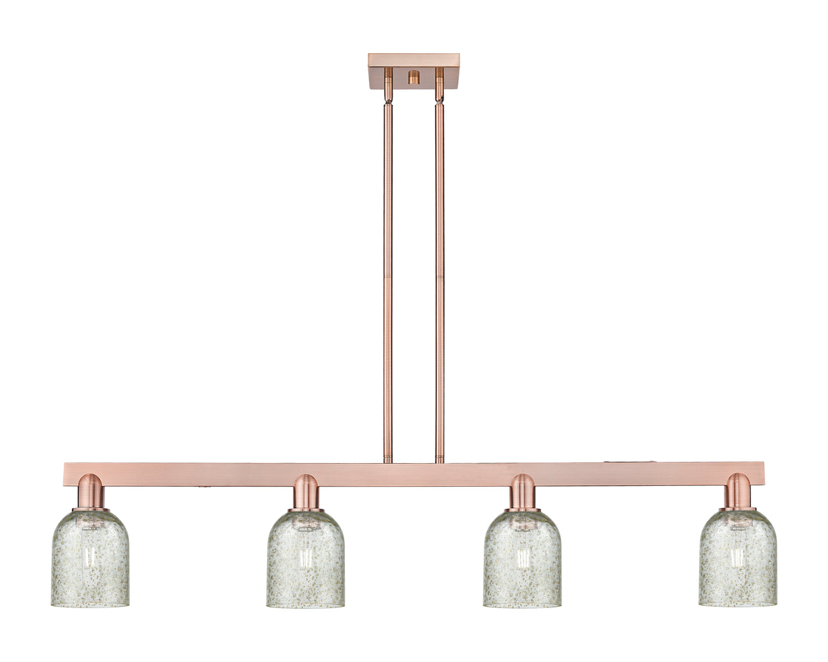 Caledonia 48-Inch 4-Light Stem-Hung Island Light 9.875-Inch High