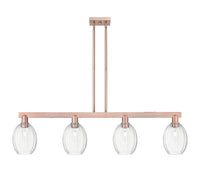 Preston Bulb 48-Inch 4-Light Stem-Hung Island Light 11.625-Inch High