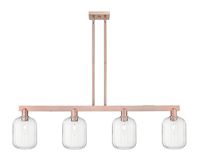 Arcadia Island Light Cast Brass Steel Glass