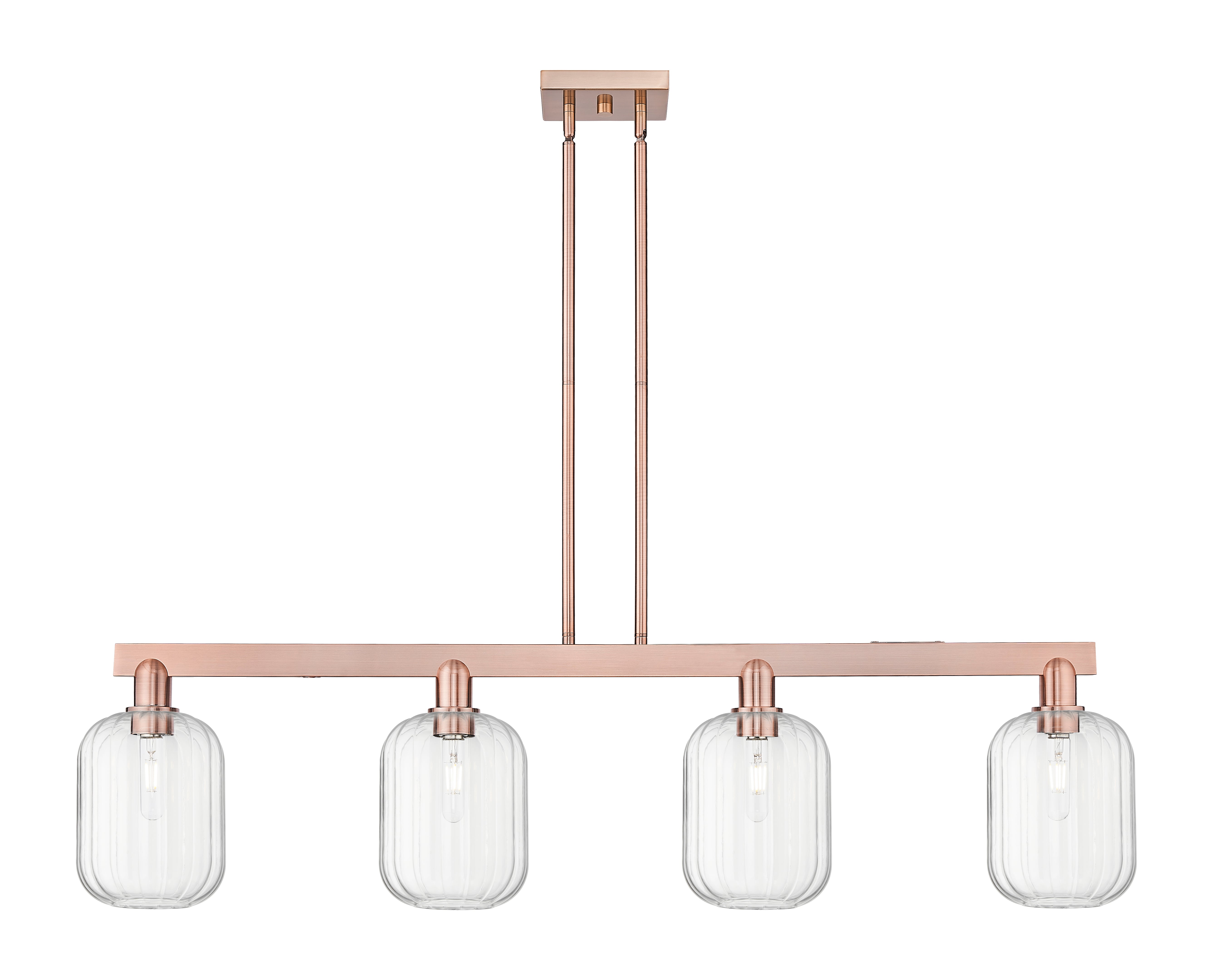 Arcadia Island Light Cast Brass Steel Glass