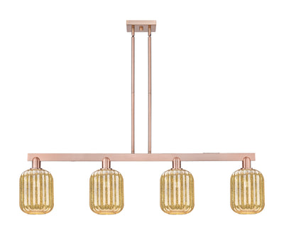 Arcadia Island Light Cast Brass Steel Glass