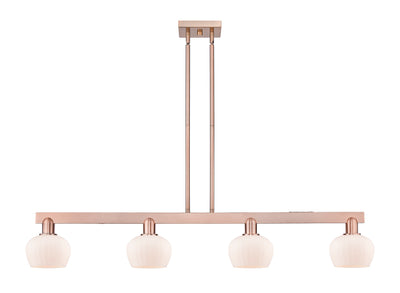 Arcadia Island Light Cast Brass Glass Steel