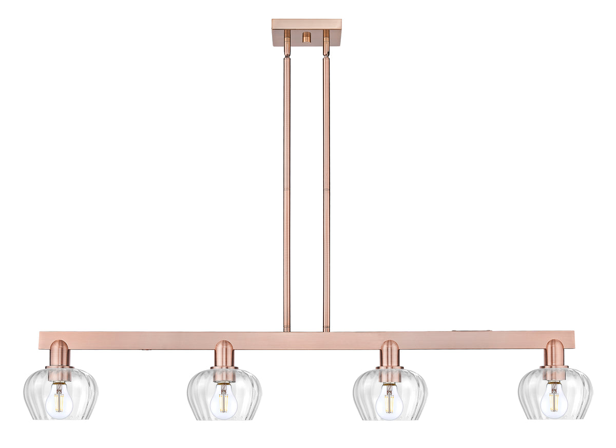 Fenton 49-Inch 4-Light Stem-Hung Island Light 8.375-Inch High