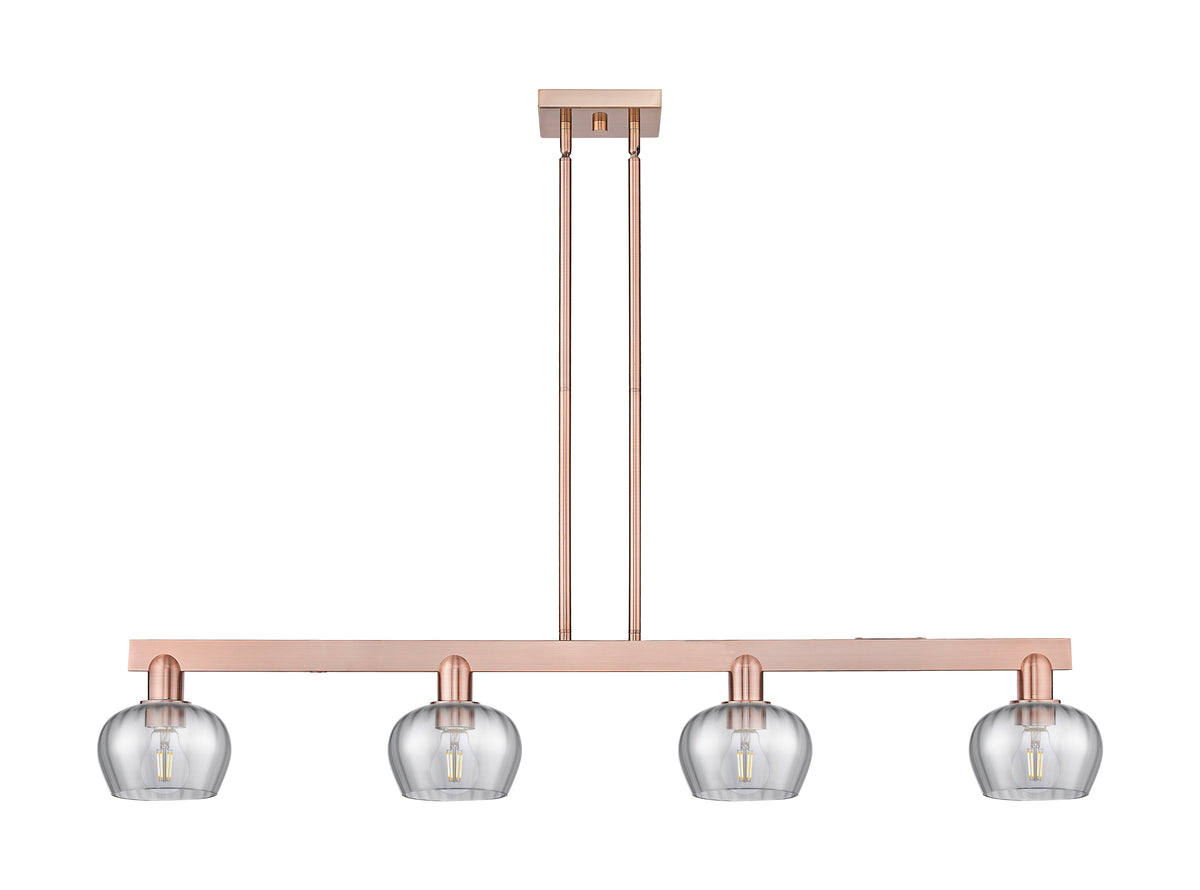 Fenton 49-Inch 4-Light Stem-Hung Island Light 8.375-Inch High