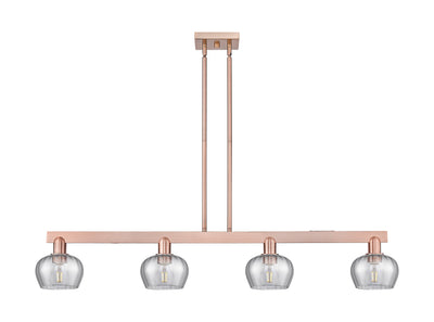 Arcadia Island Light Cast Brass Glass Steel