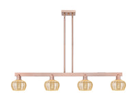 Fenton 49-Inch 4-Light Stem-Hung Island Light 8.375-Inch High