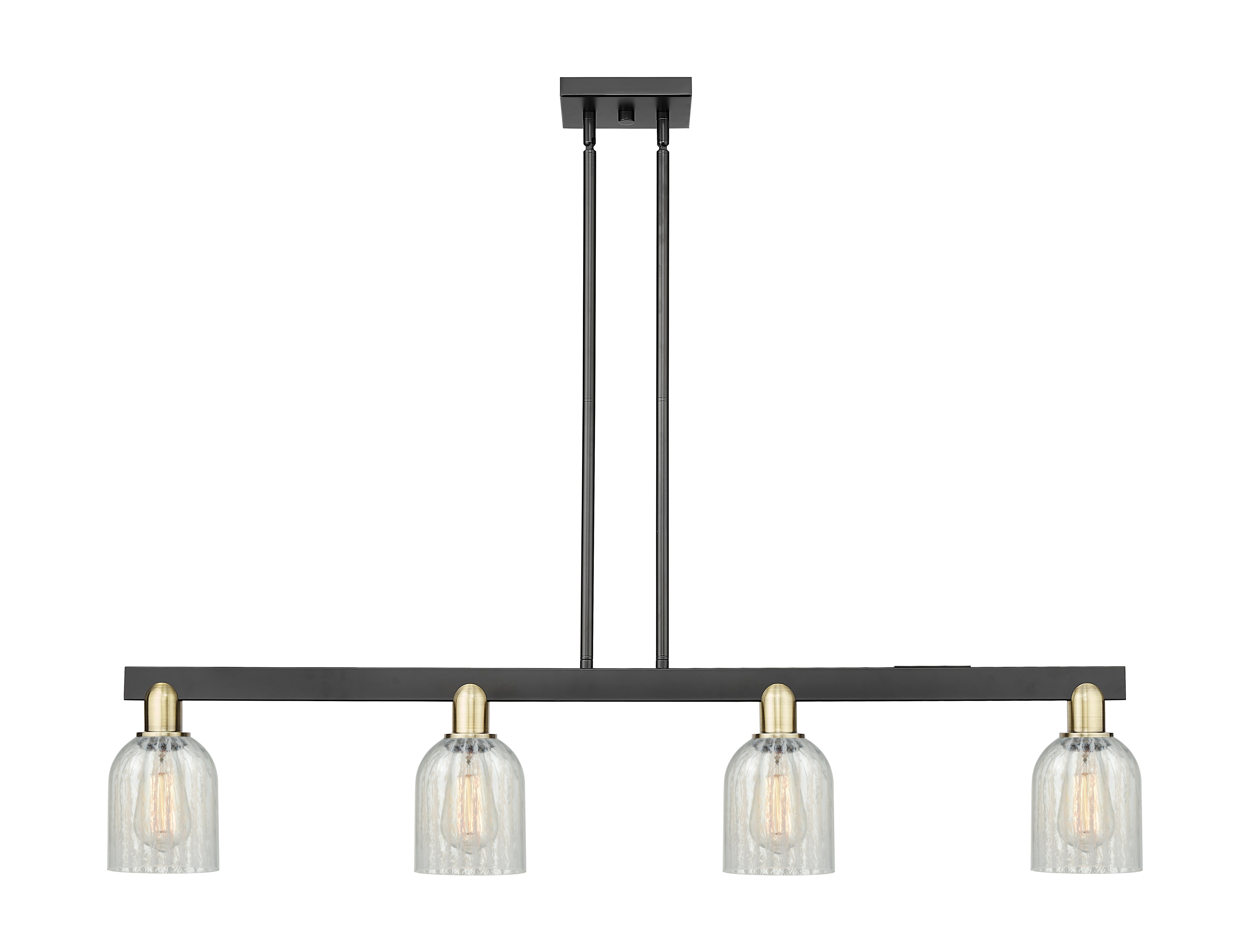 Arcadia Island Light Cast Brass Glass Steel