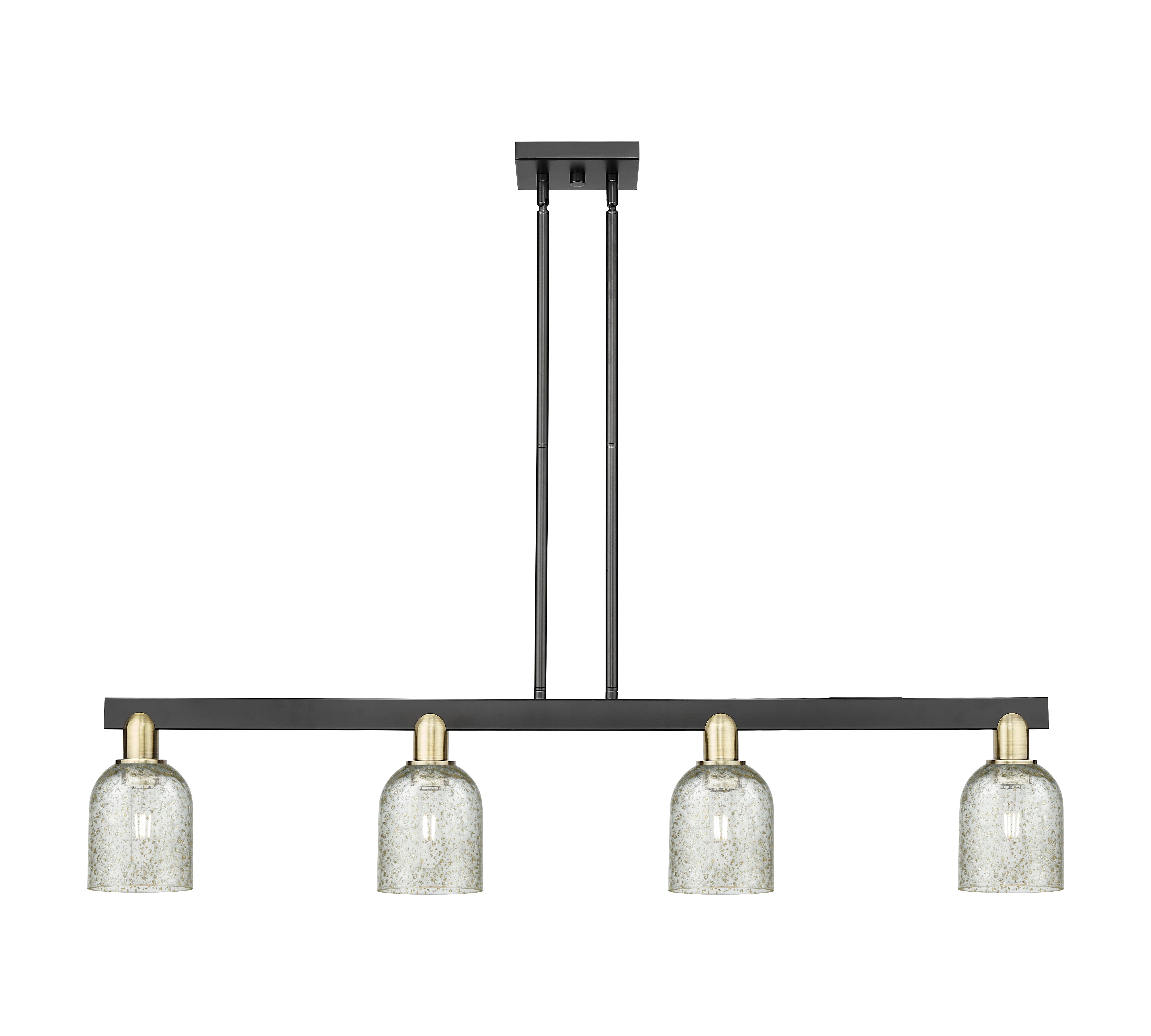 Arcadia Island Light Cast Brass Glass Steel