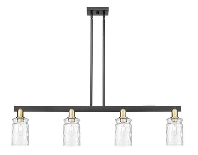Arcadia Island Light Brass Steel Glass