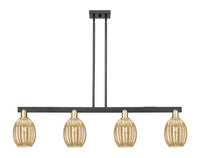 Preston Bulb 48-Inch 4-Light Stem-Hung Island Light 11.625-Inch High