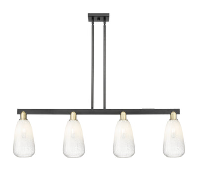 Arcadia Island Light Glass Brass Steel