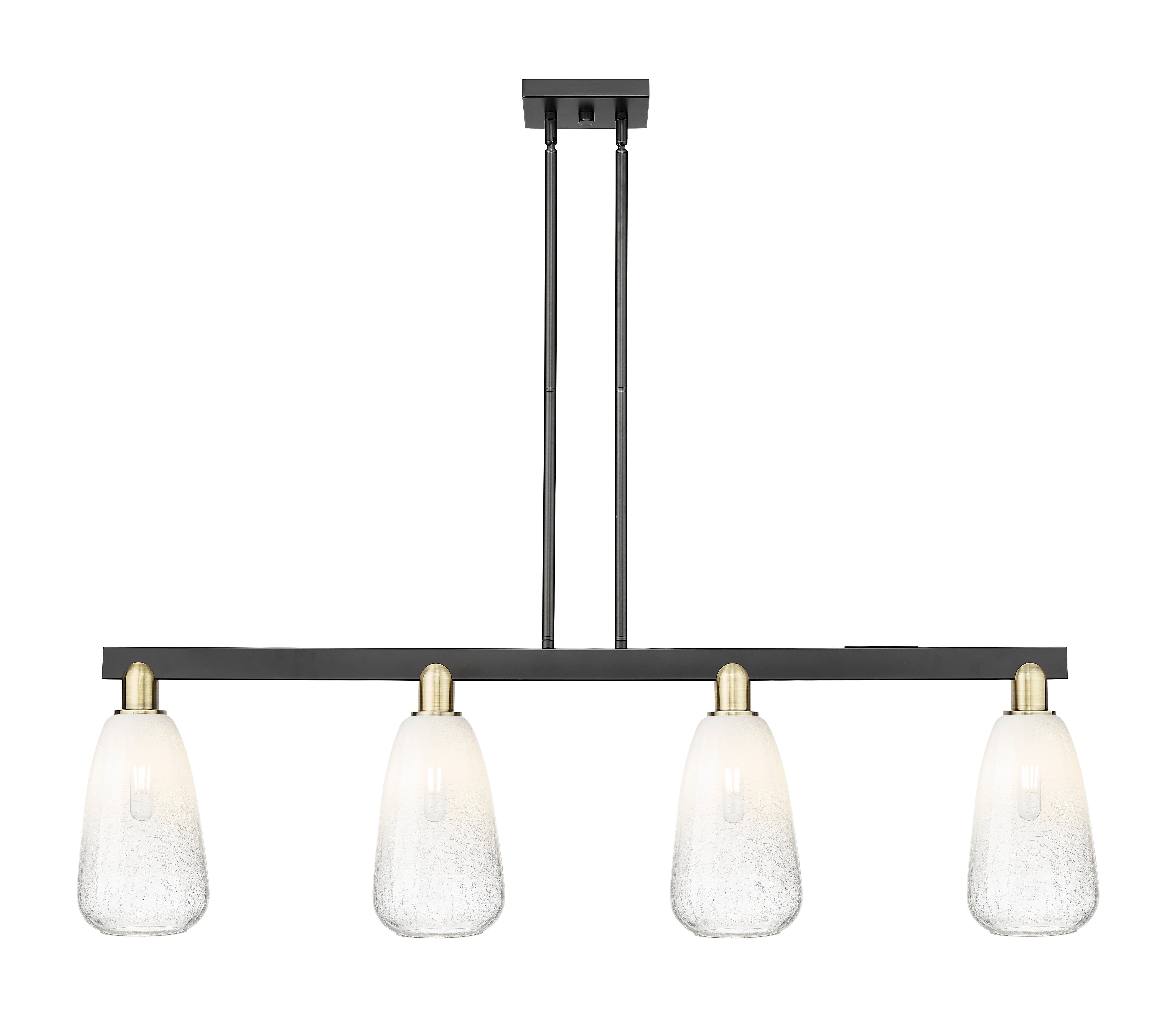 Arcadia Island Light Glass Brass Steel