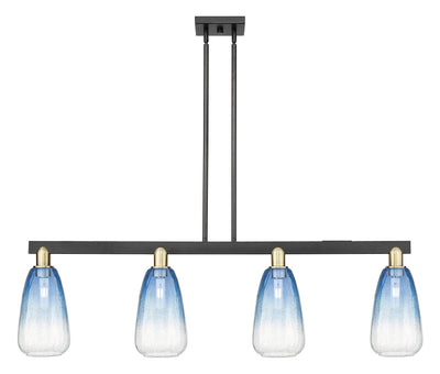 Arcadia Island Light Glass Brass Steel