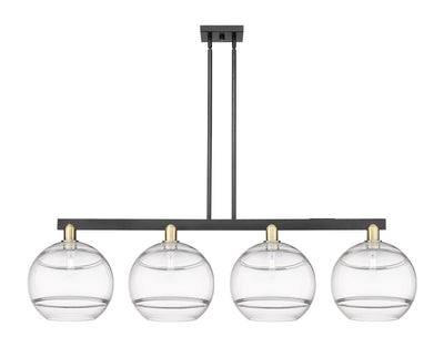 Arcadia Island Light Cast Brass Finish