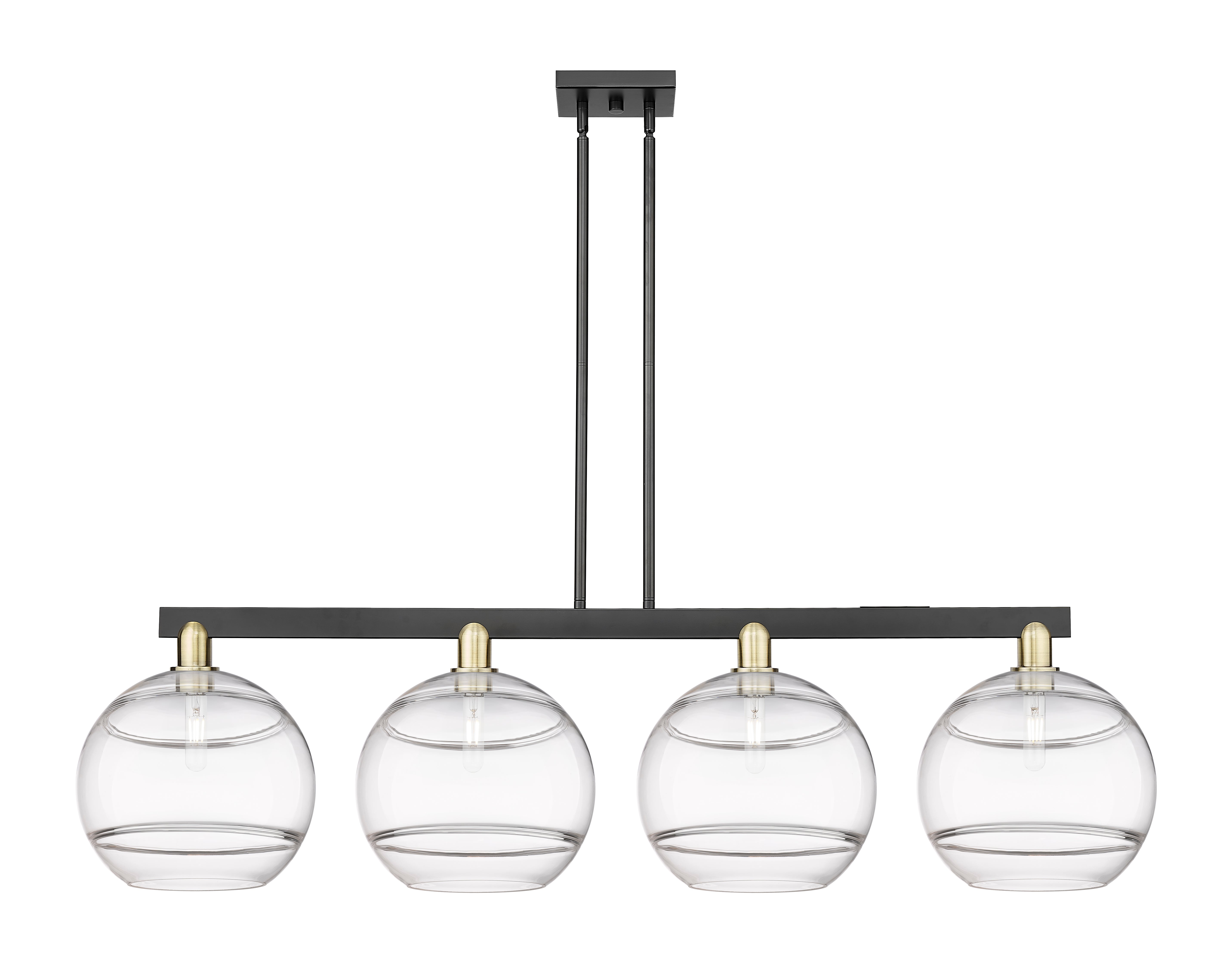 Arcadia Island Light Cast Brass Finish