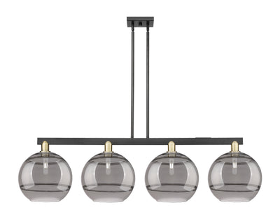 Arcadia Island Light Cast Brass Finish