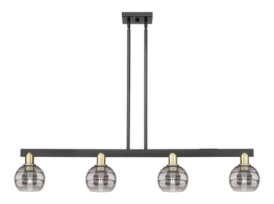 Arcadia Island Light Cast Brass Glass