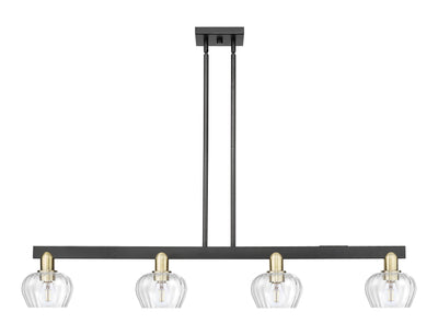 Arcadia Island Light Cast Brass Glass Steel