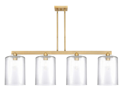 Arcadia Island Light Brass Steel Glass