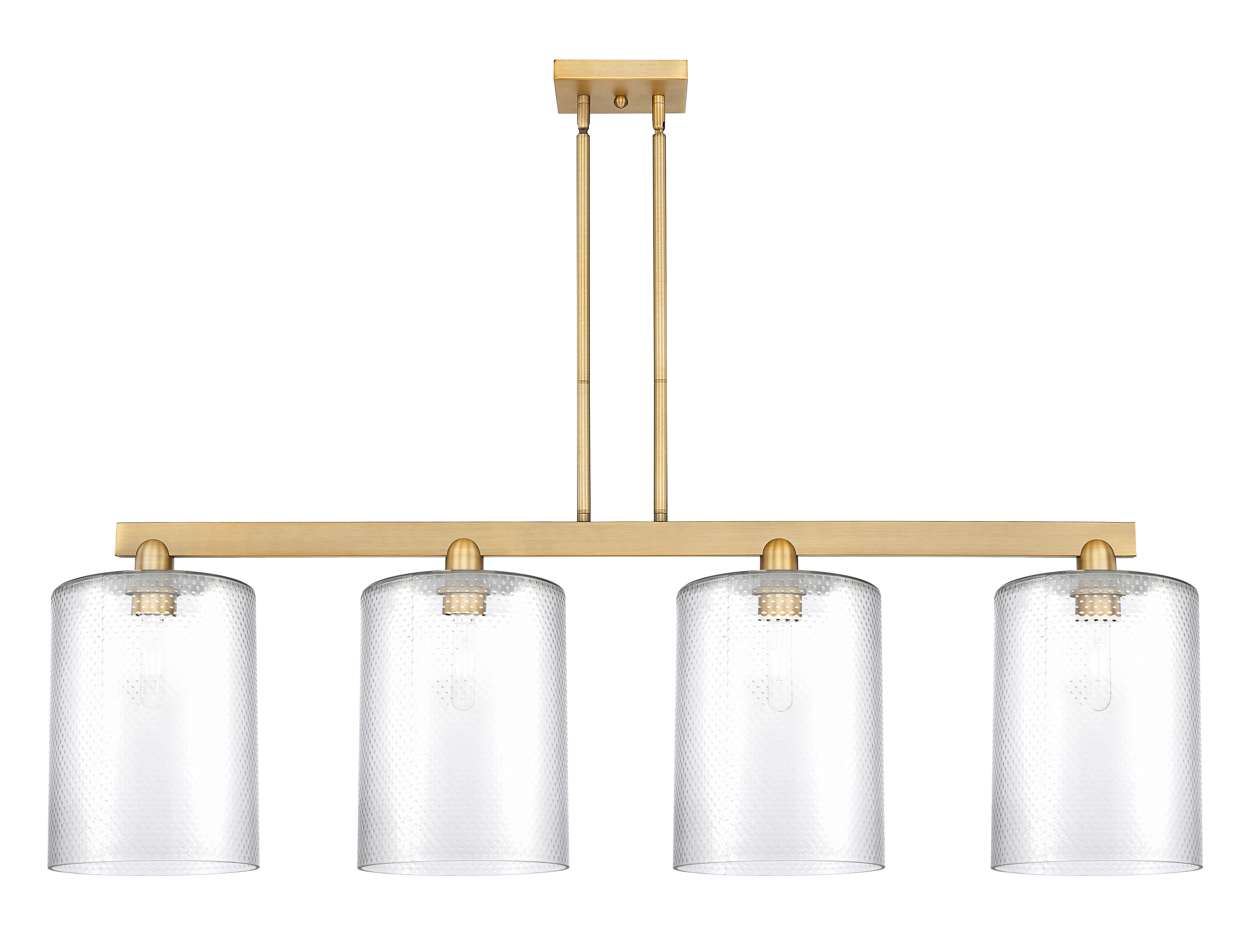 Arcadia Island Light Brass Steel Glass