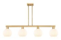 48-Inch 4-Light Stem-Hung Island Light 10.5-Inch High