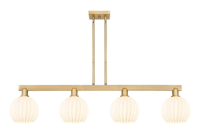 Arcadia Island Light Cast Brass Finish
