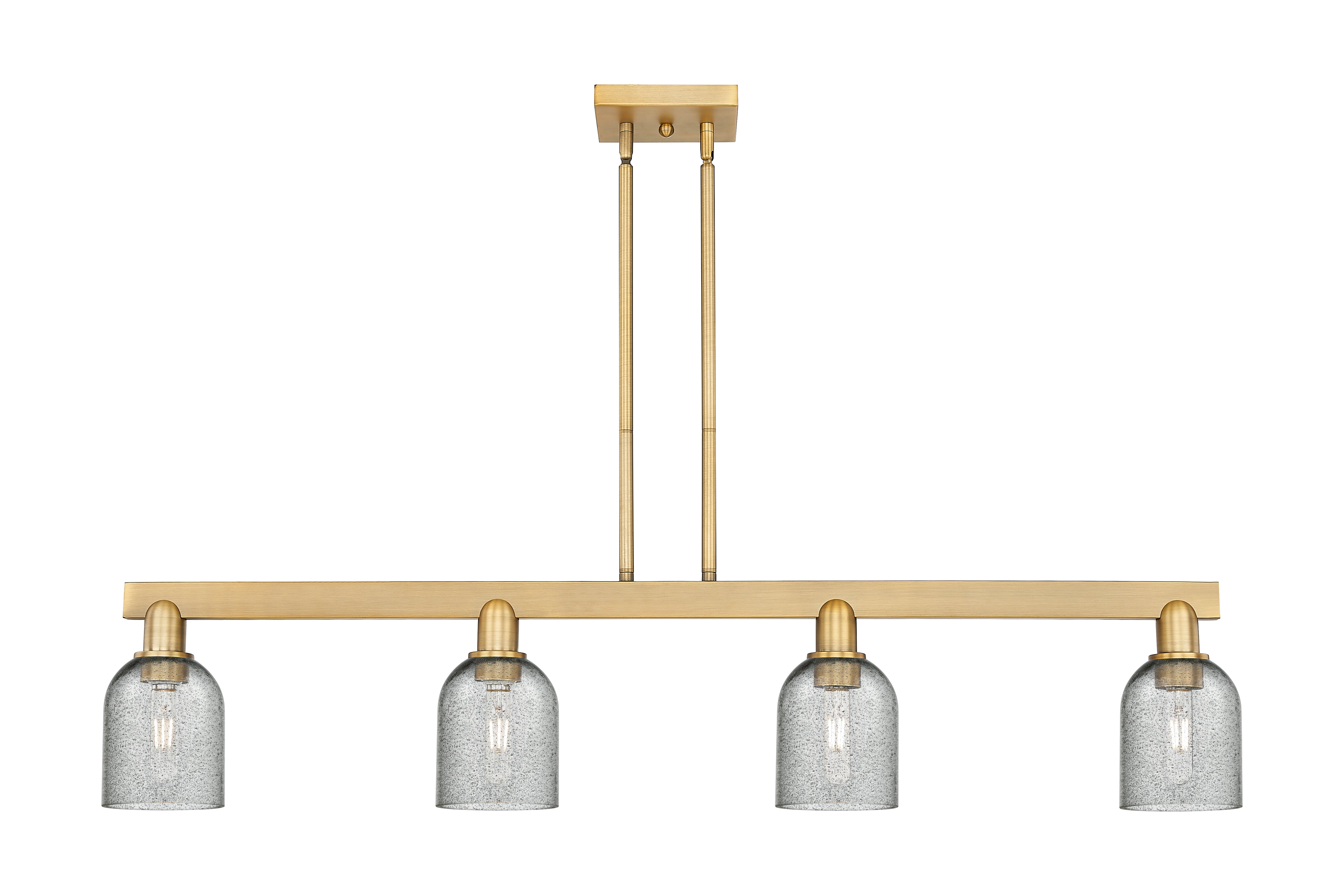 Arcadia Island Light Cast Brass Glass Steel